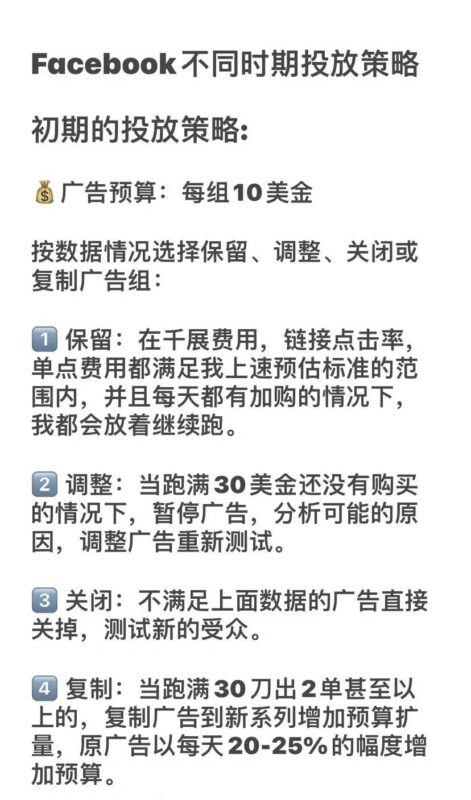 Facebook在不同时期的投放策略Buysop - Facebook广告 · 海外营销 · 独立站建站Buysop - Facebook广告 · 海外营销 · 独立站建站专家